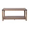 Merrick Lane Green River Modern Farmhouse Engineered Wood Coffee Table and Powder Coated Steel Accents